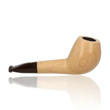 Talamona di Paolo Croci Toscano Olivewood 06 canted egg olivewood pipe with acrylic stem