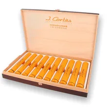 J Cortes *Orange* Tubed Corona Honduran Cigars (Box of 10)