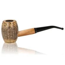 Missouri Meerschaum Country Gentleman Bent Corn Cob Pipe (Polished)