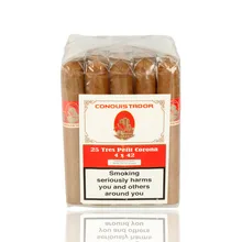 Conquistador Natural Tres Petit Corona Nicaraguan Hand Rolled Cigars (Bundle of 25 Cigars)