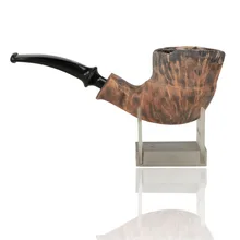 Erik Nording Freehand Signature Smooth Black Grain Briar Pipe 175