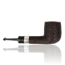 Right profile of the Northern Briars G4 Lovat Banded Roxcut Regal NB-272 highlighting the Roxcut Regal finish and sterling silver mount.