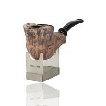 Erik Nording Freehand Signature Smooth Black Grain Briar Pipe 175