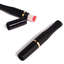 Denicotea Black & Gold Band Cig Holder with crystal filters (20225)