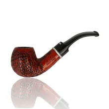 Dr Plumbs 9mm filtered Carved Dinky Briar Pipe 4518-C