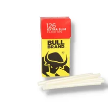 Bull Brand Extra Slim 5.3mm Pop-Out Cigarette Filter Tips Sticks (Singles)