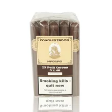 Conquistador Maduro Petit Corona Nicaraguan Hand Rolled Cigars (Bundle of 25 Cigars)