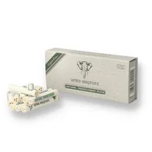 White Elephant Natural Meerschaum 6mm Pipe Filters 45's