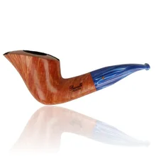 Paronelli Reverse Calabash Half Rustico Briar Pipe