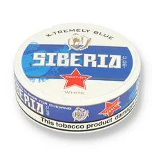 Siberia -80ºc Xtremely Blue White Tobacco Chew Bags (24mg)