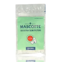 Mascotte 5.3mm Extra Slim Cigarette Filters Zip Seal Bag