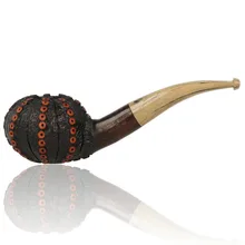 Northern Briars G5 Sea Urchin Hand Carved Briar Pipe NB-248