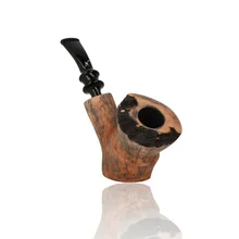 Erik Nording Freehand Signature Black Grain Briar Pipe 192