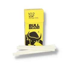 Bull Brand Slim 6mm Pop-Out Cigarette Filter Tips Sticks (Singles)