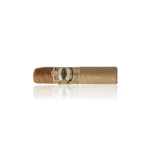 A single half corona with light wrapper and gold paper wrap