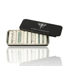 White Elephant Activated Charcoal 9mm Pipe Filters (Tin of 10 Filters)