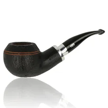Chacom Skipper Black Sandblast 9mm Briar Pipe 996