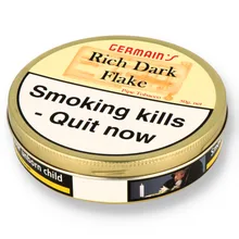 JF Germain's RDF (Rich Dark Flake) British Pipe Tobacco (50g TINS)