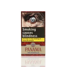 A single pack of Panama thin panatella on a white background