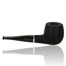 Talamona di Paolo Croci Fossil Rock Bog Oak Pipe 1317 (TAL-55)
