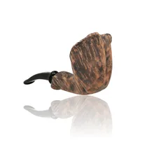 Erik Nording Freehand Signature Black Grain Briar Pipe 189