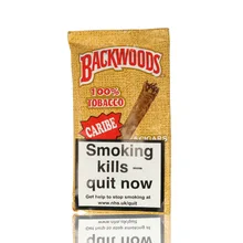 Backwoods Caribe (Formerly Rum) All Natural Tobacco (Pack of 5 Cigars)