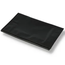 Budget Black Latex / Oil Skin Fold-Up Tobacco Pouch 