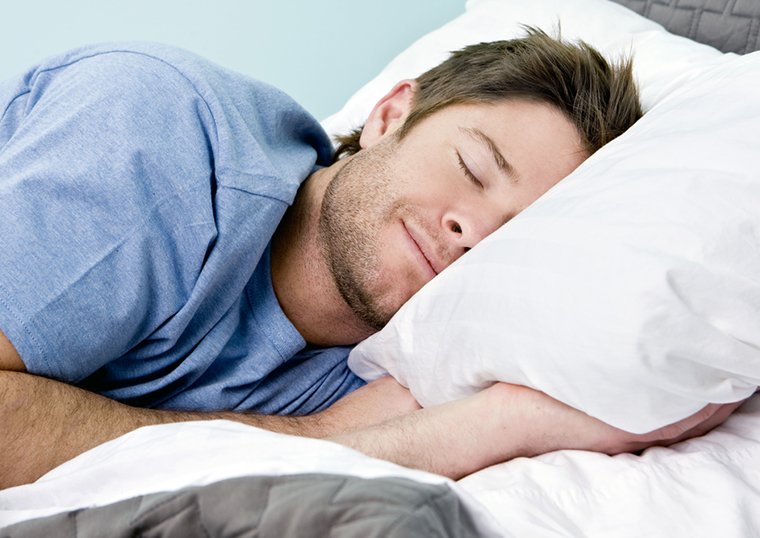 man sleeping