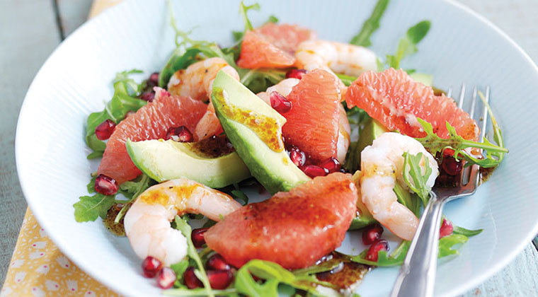 Avocado grapefruit salad