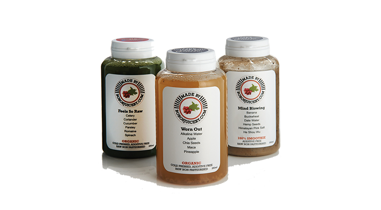 Bobos juicery bottles