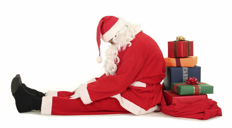 Tired Santa