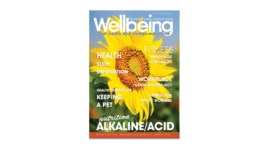 September wellbeing Magazine front cover