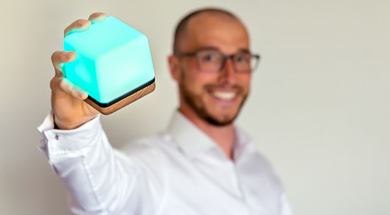 Michael Crinnion with a Luma