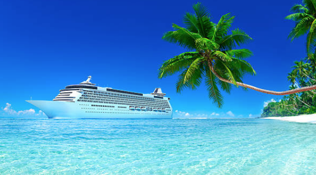 cruise ship in carribean