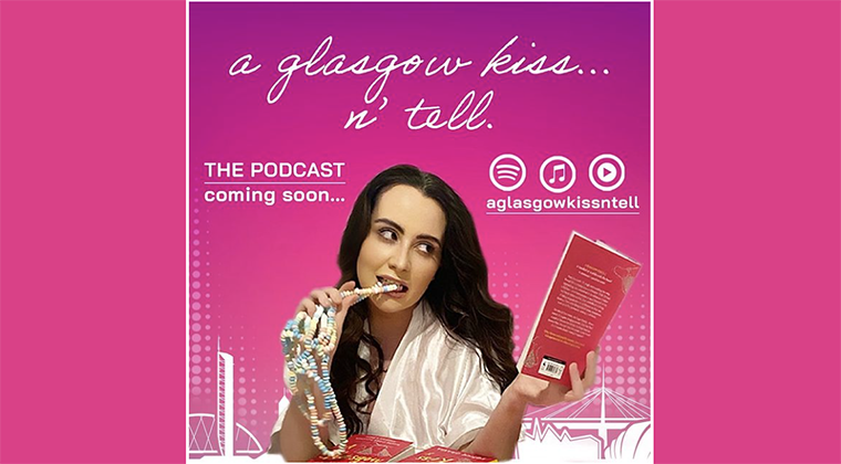 Bestselling author Sophie Gravia and a Glasgow Kiss n' Tell...