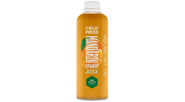 Coldpress Broadens Its Citrus Fruit Horizons By Adding Mandarin with added Vitamins