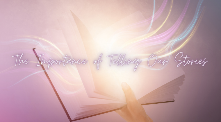 image of open book with coloured lights leaving the pages