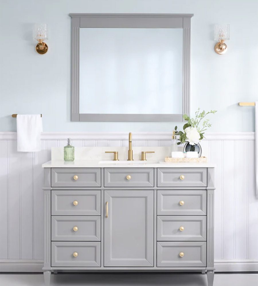 Real wood Bathroom Vanity Unit