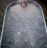 Richard shoulder deep in Ice Bath at WIM Hoff Session