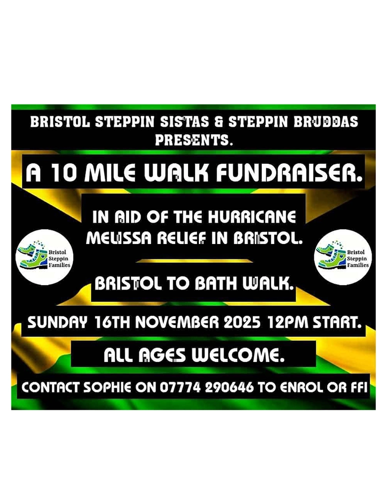 Steppin Sistas and Steppin Bruddas fundraiser 10 mile Walk.