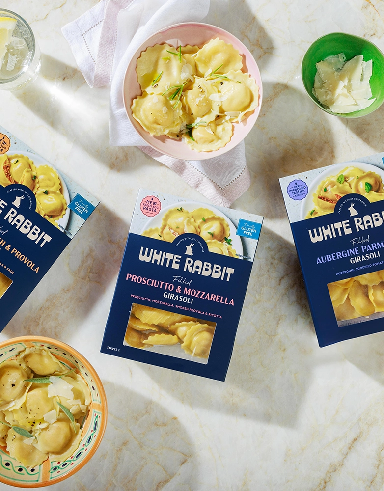 White Rabbit Unveils New Gluten-Free Girasoli Range: Fresh, Flavor-Packed Pasta Made in Italy