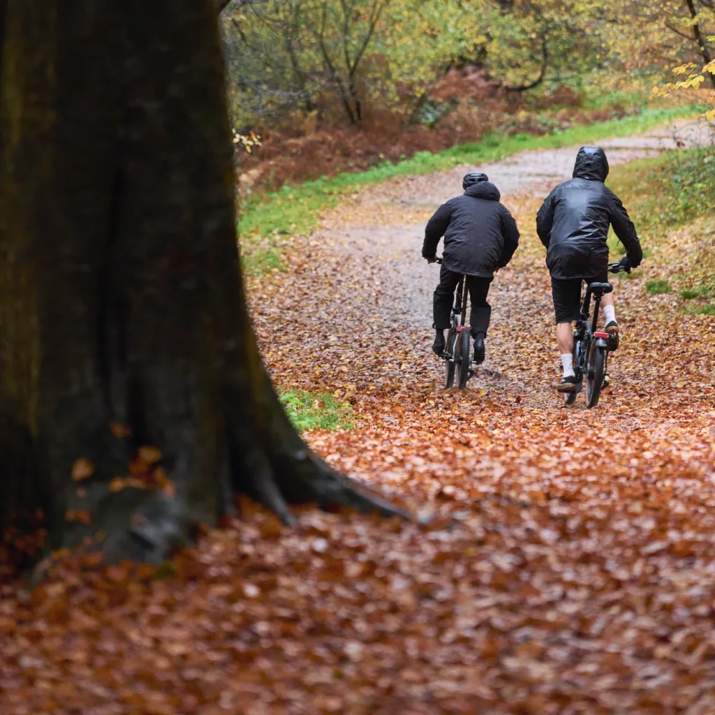 Johno & Duke head into the forest with Pivotal x Bromption