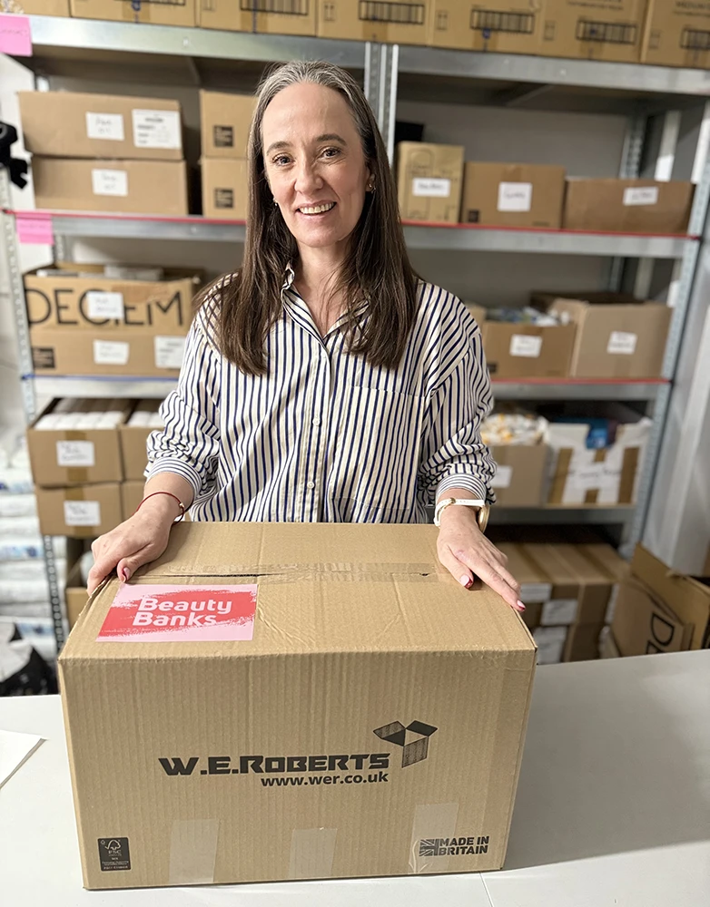 Thanks to players of The Health Lottery £75,000 has been awarded to Beauty Banks 