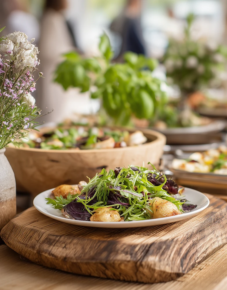How to Serve Healthy Food at a Wedding