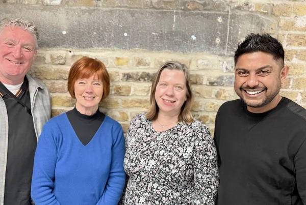 Pictured L-R Ian, Delva, Michelle and Dulal.