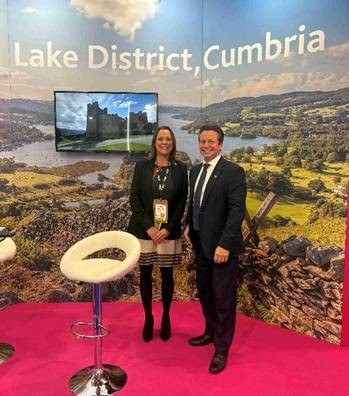 Windermere Lake Cruises represented Cumbria alongside Cumbria Tourism and other regional businesses.