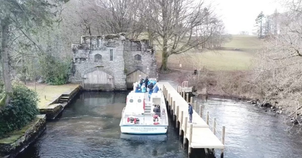 New jetty unveiled for Wray Castle