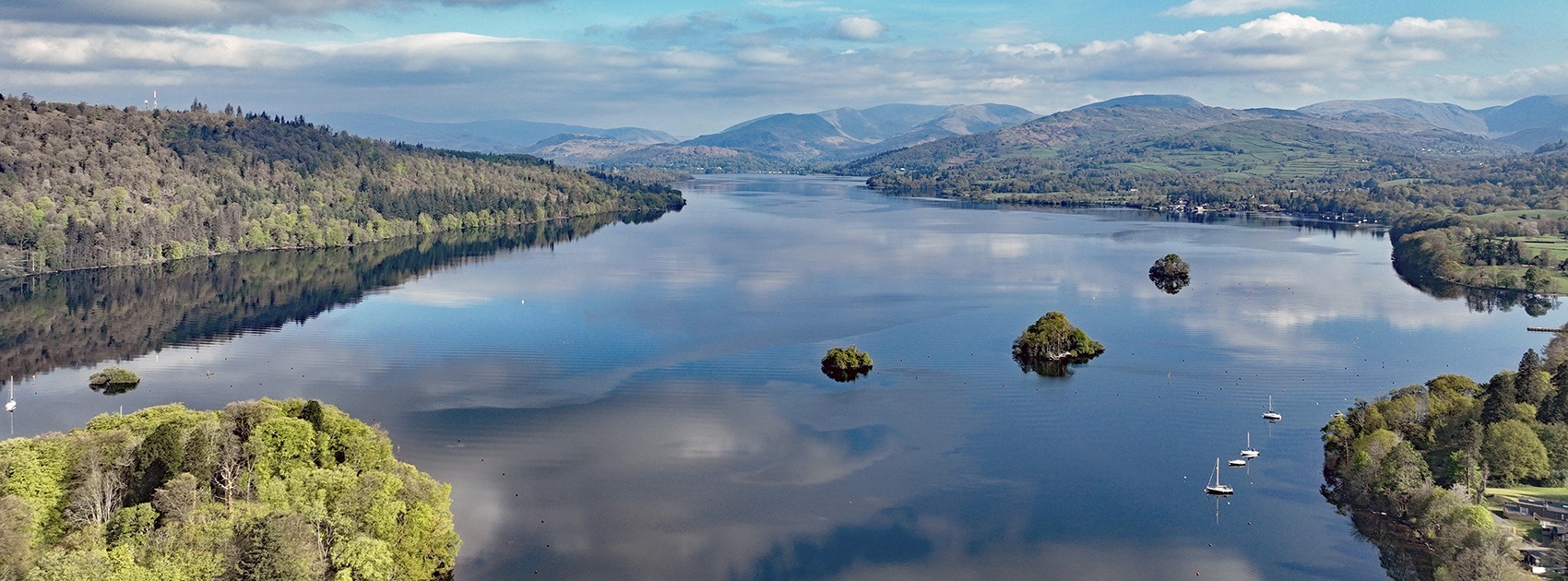 Enjoy the finest views from England’s largest lake