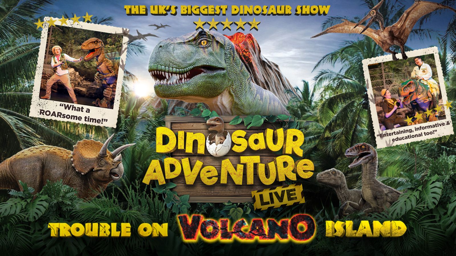 Dinosaur Adventure Live - Trouble On Volcano Island
