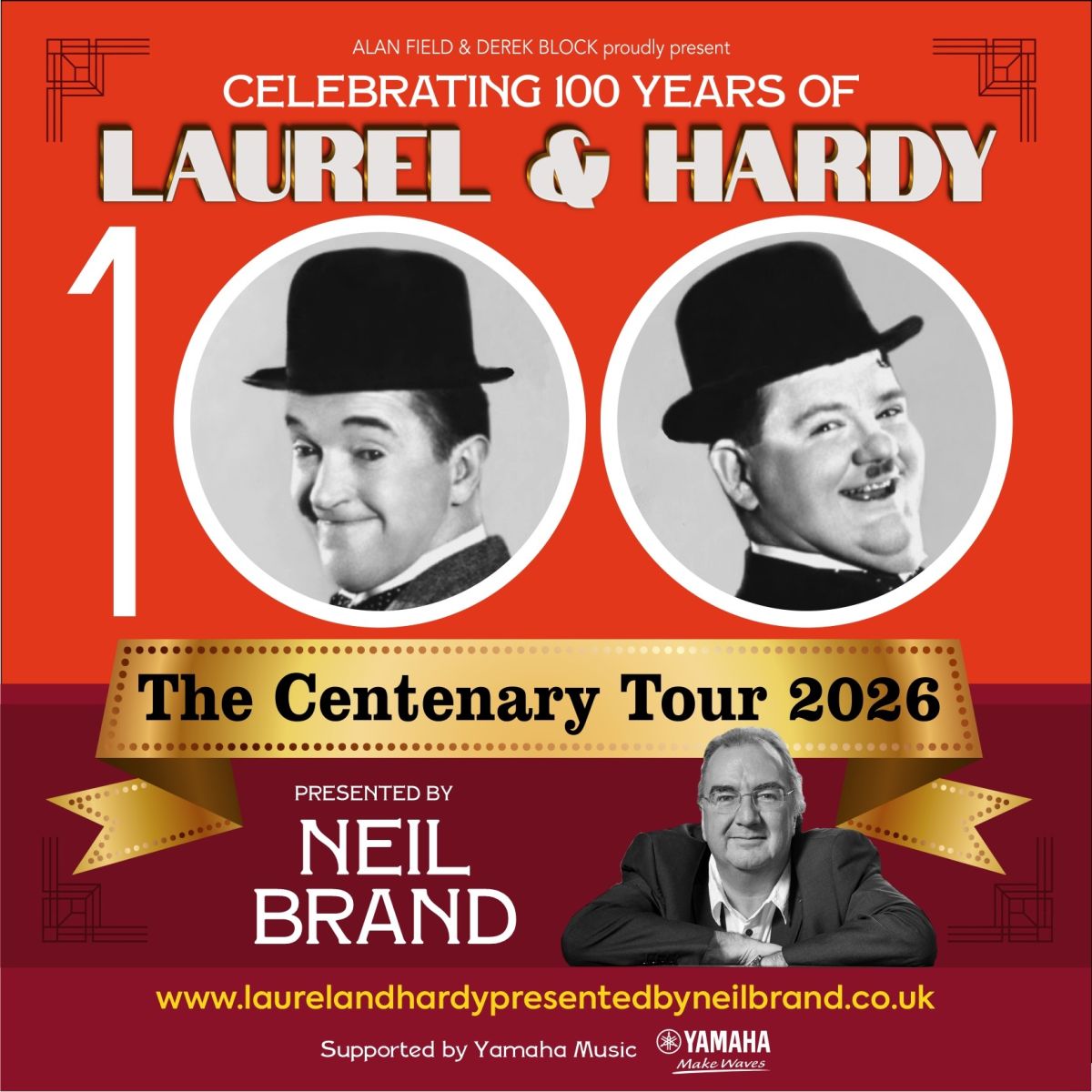 An Evening with Laurel And Hardy with Neil Brand - Centenary Tour